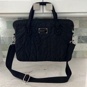 Black nylon Marc Jacobs laptop bag